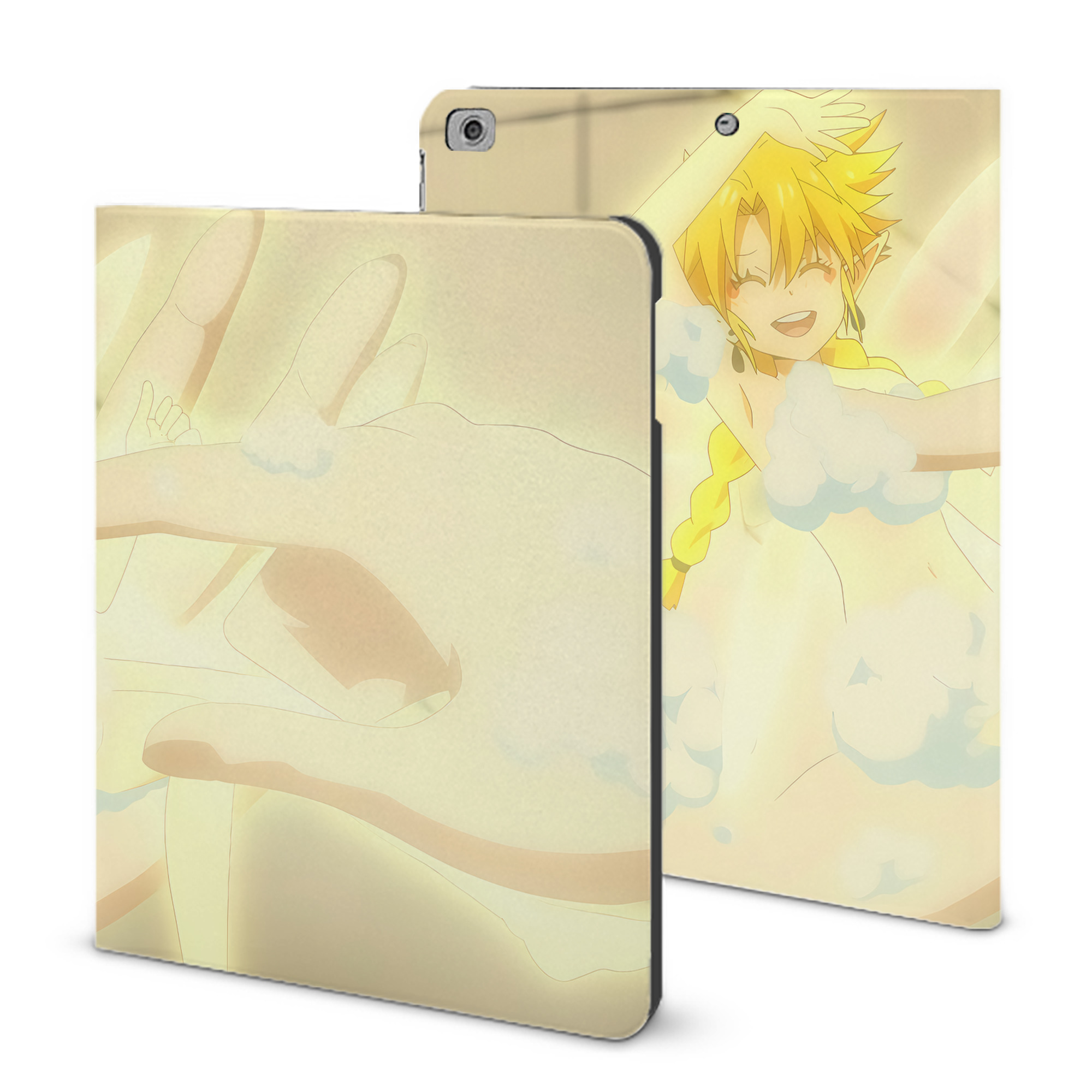 （画像用） 転スラ Regarding Reincarnated to Slime IPad ケース ブック型 PUレザー TPU 耐衝撃 軽量 薄型 ペン収納なし 全面保護 IPad 各モデル対応